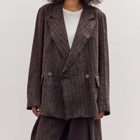 Sire Jacket, Striped Bark Brown