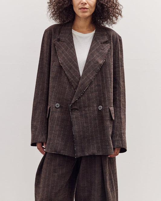 Sire Jacket, Striped Bark Brown