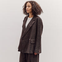 Sire Jacket, Striped Bark Brown