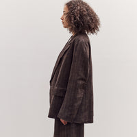 Sire Jacket, Striped Bark Brown