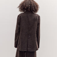 Sire Jacket, Striped Bark Brown