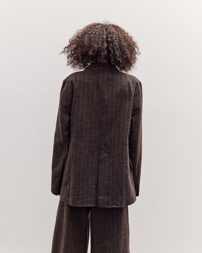 Sire Jacket, Striped Bark Brown