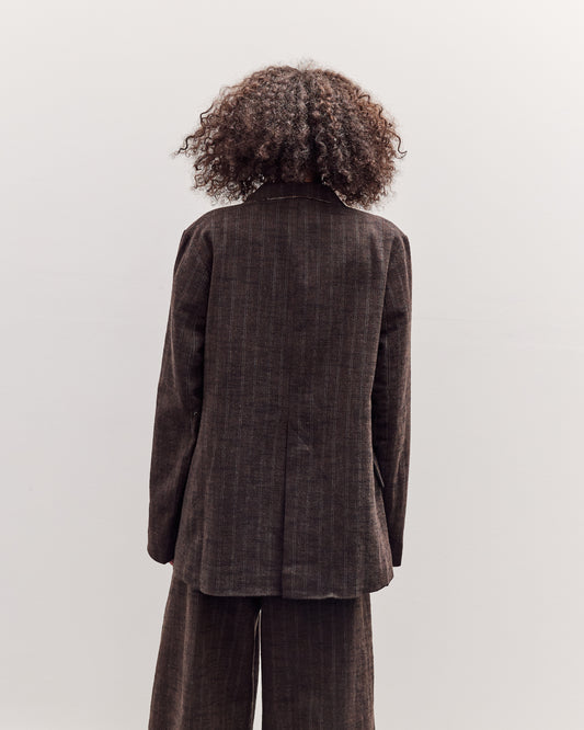 Sire Jacket, Striped Bark Brown