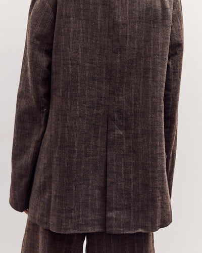 Sire Jacket, Striped Bark Brown