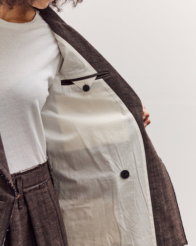 Sire Jacket, Striped Bark Brown