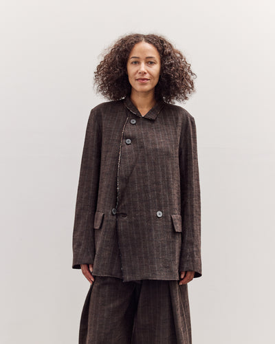Sire Jacket, Striped Bark Brown