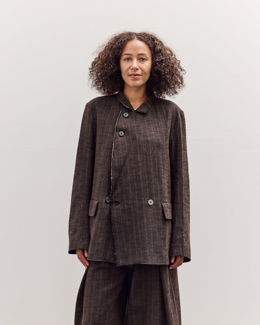 Sire Jacket, Striped Bark Brown