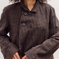 Sire Jacket, Striped Bark Brown