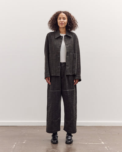Athir Jacket, Striped Wald Green