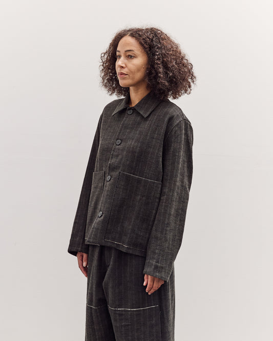 Athir Jacket, Striped Wald Green