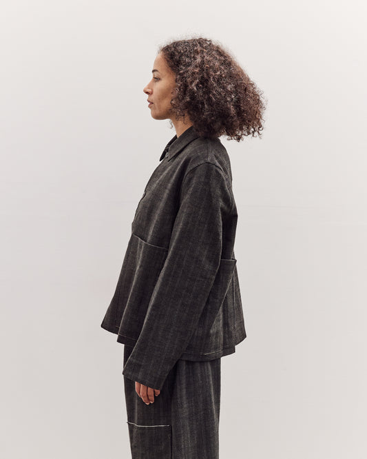 Athir Jacket, Striped Wald Green
