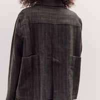 Athir Jacket, Striped Wald Green