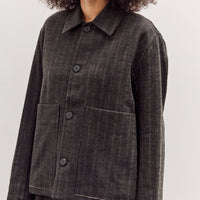 Athir Jacket, Striped Wald Green