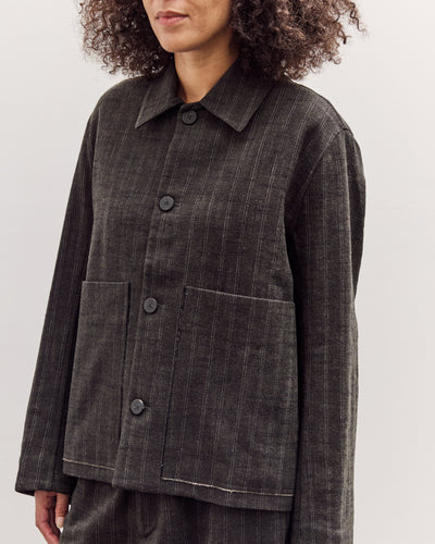 Athir Jacket, Striped Wald Green