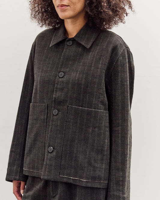 Athir Jacket, Striped Wald Green