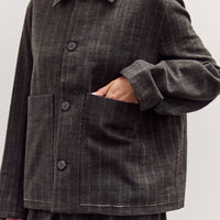 Athir Jacket, Striped Wald Green
