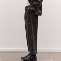 Mathir Trousers, Striped Wald Green