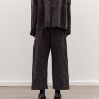 Mathir Trousers, Striped Wald Green