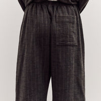 Mathir Trousers, Striped Wald Green