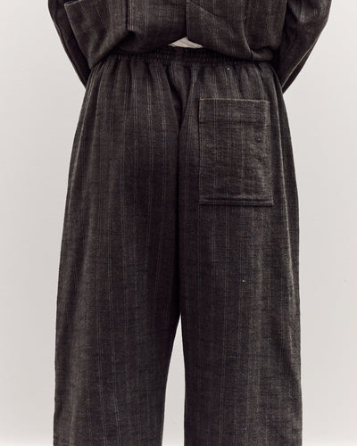 Mathir Trousers, Striped Wald Green