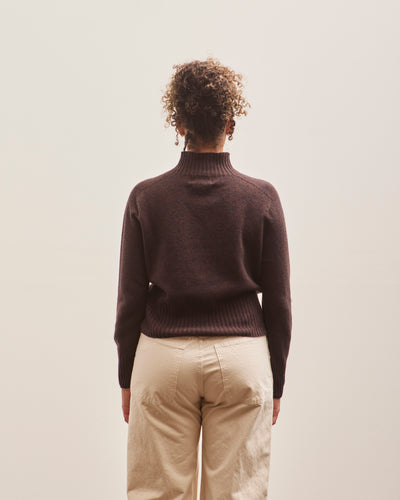 YMC Bryter Knit, Brown Marl