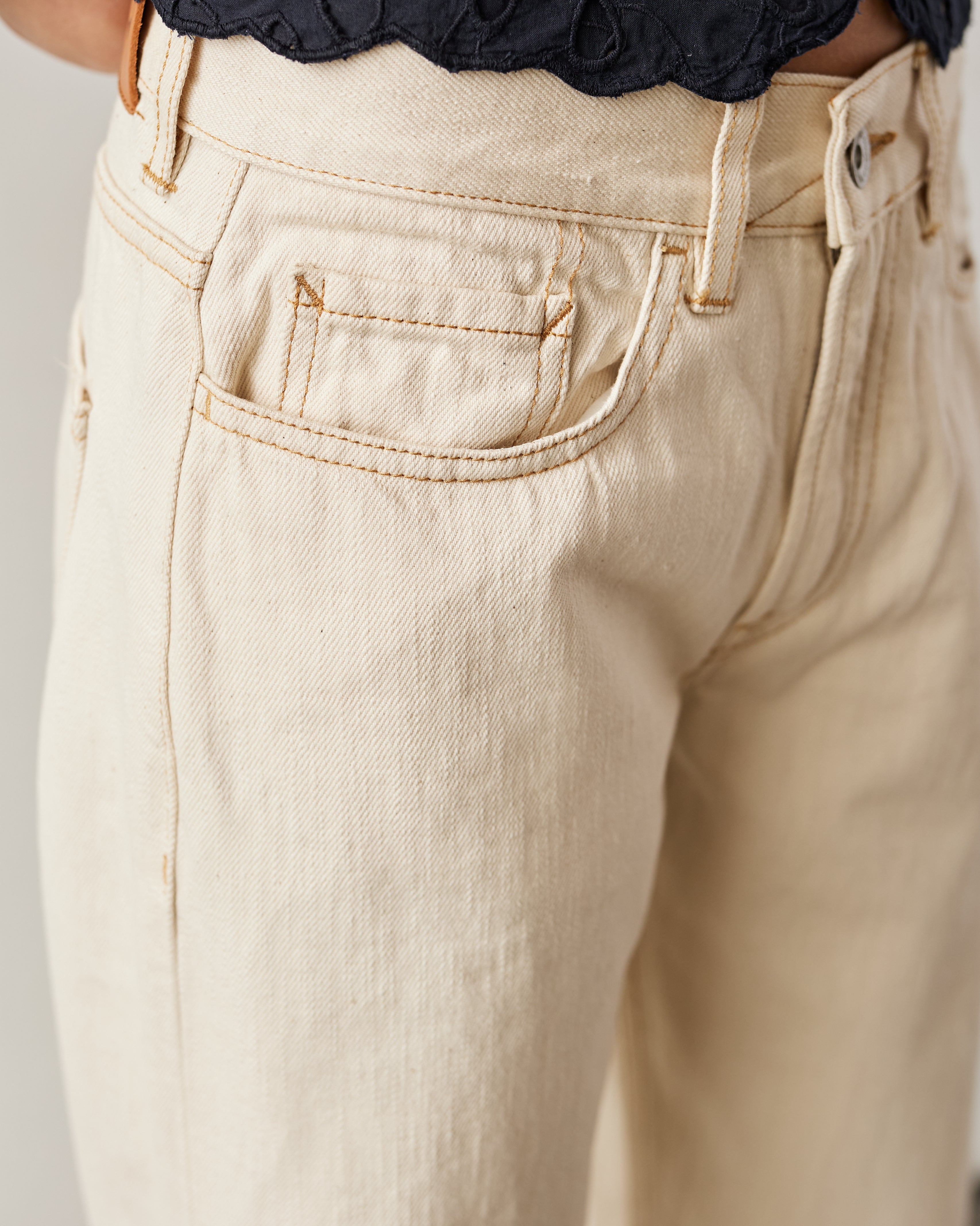 YMC Ecru Tearaway Jean | Glasswing Shop YMC Ecru Tearaway Jean | Glasswing Shop