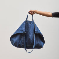 YMC Tote Bag, Washed Indigo