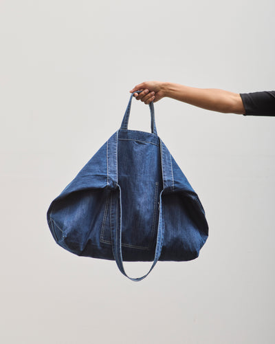 YMC Tote Bag, Washed Indigo