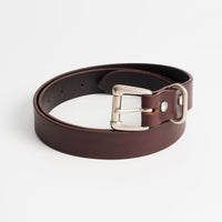 Yoko Sakamoto Standard Belt Wide, Brown × Silver