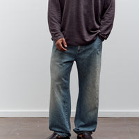 Yoko Sakamoto 5Pocket Easy Pants, Faded Indigo