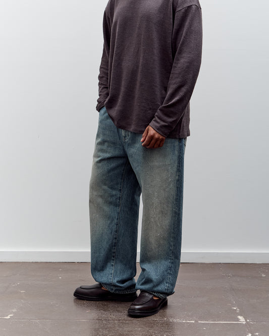Yoko Sakamoto 5Pocket Easy Pants, Faded Indigo