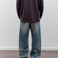 Yoko Sakamoto 5Pocket Easy Pants, Faded Indigo