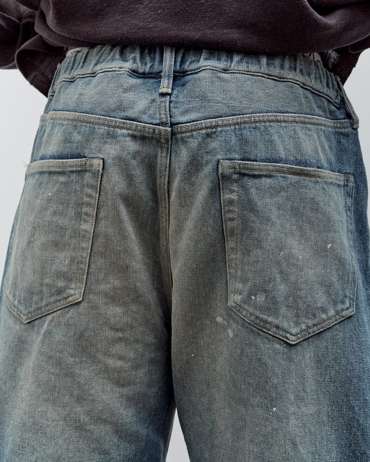 Yoko Sakamoto 5Pocket Easy Pants, Faded Indigo