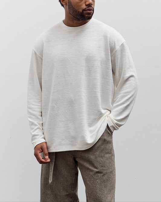 Yoko Sakamoto L/S T-Shirt, Ecru