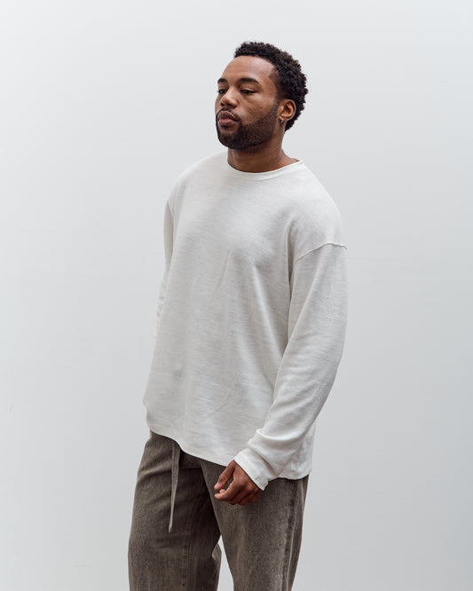 Yoko Sakamoto L/S T-Shirt, Ecru