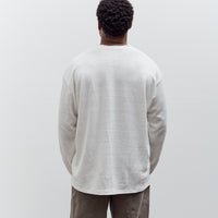 Yoko Sakamoto L/S T-Shirt, Ecru