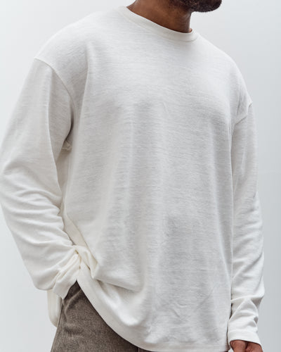 Yoko Sakamoto L/S T-Shirt, Ecru