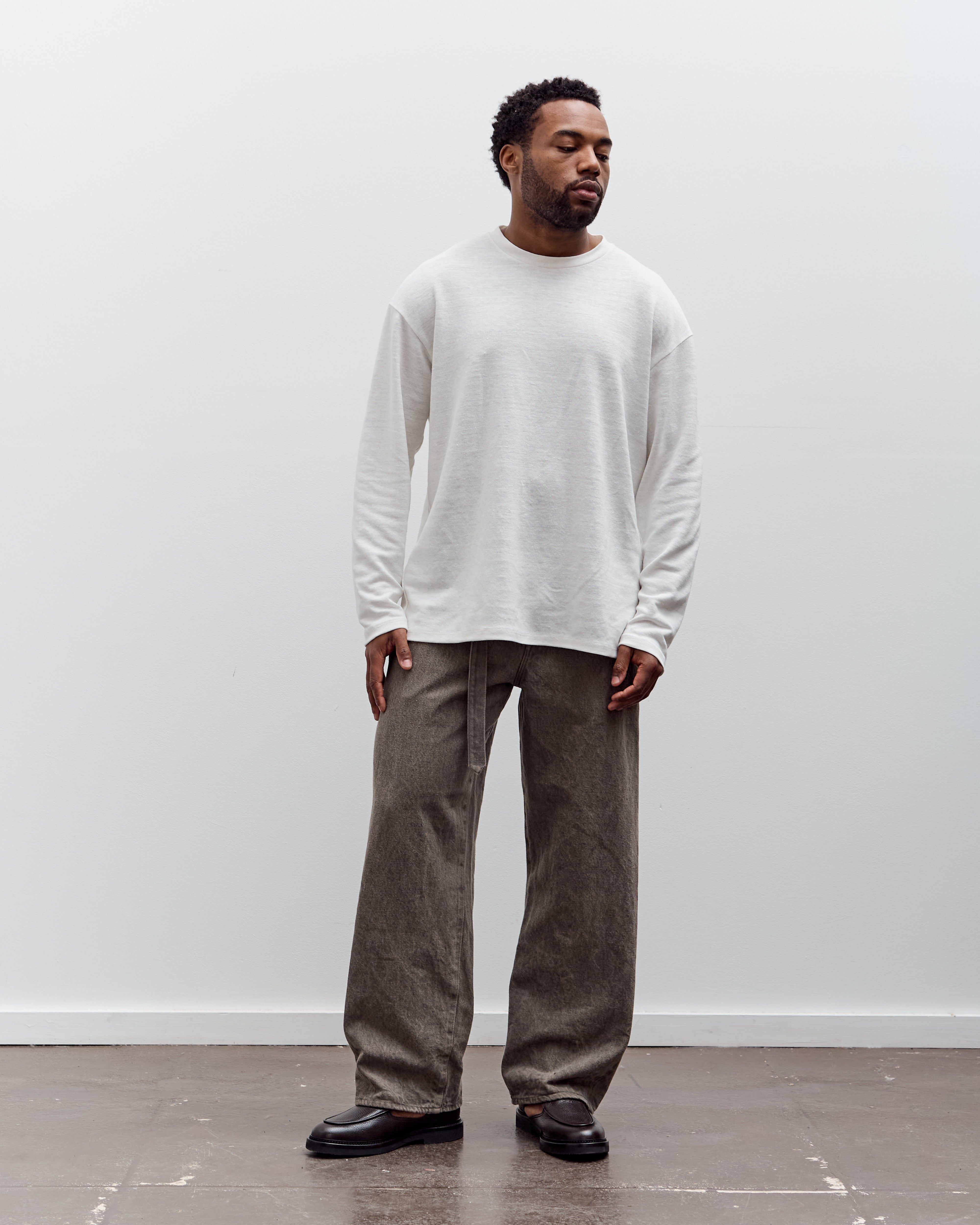 Yoko Sakamoto Belted Trouser, Mugwort – Glasswing