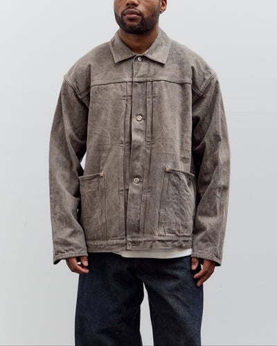 Yoko Sakamoto Pleats Jacket, Mugwort