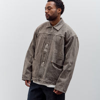 Yoko Sakamoto Pleats Jacket, Mugwort
