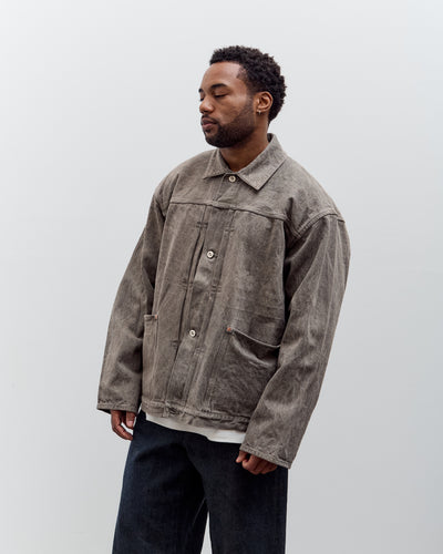 Yoko Sakamoto Pleats Jacket, Mugwort