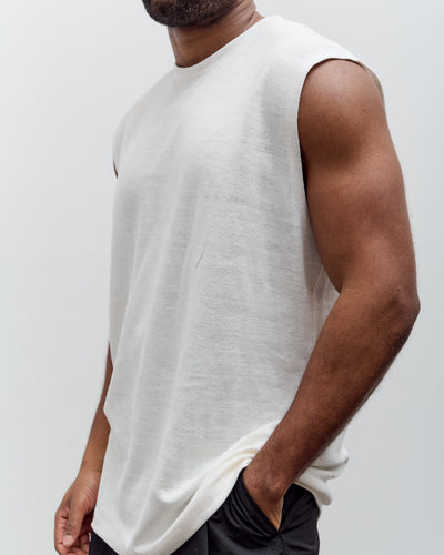 Yoko Sakamoto Sleeveless Top, Ecru