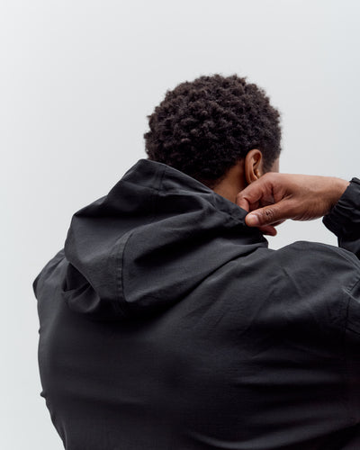 Yoko Sakamoto Hooded Blouson, Black