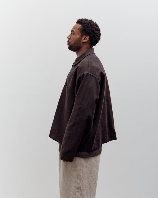 Yoko Sakamoto Work Blouse, Brown