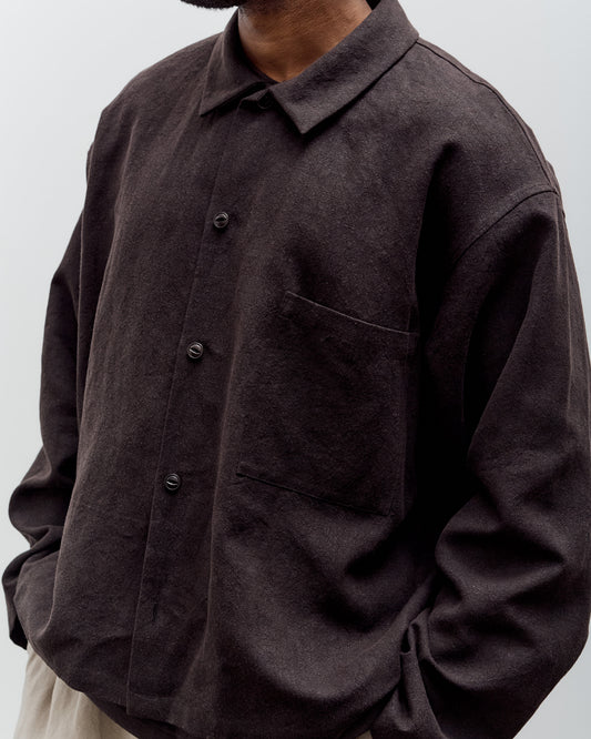 Yoko Sakamoto Work Blouse, Brown