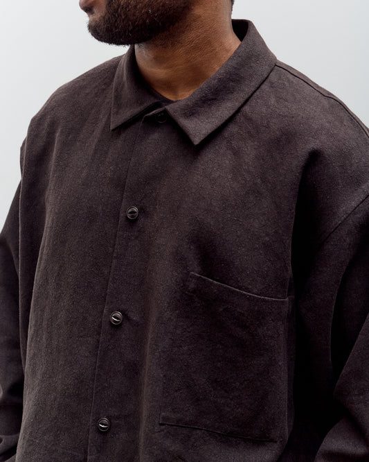 Yoko Sakamoto Work Blouse, Brown