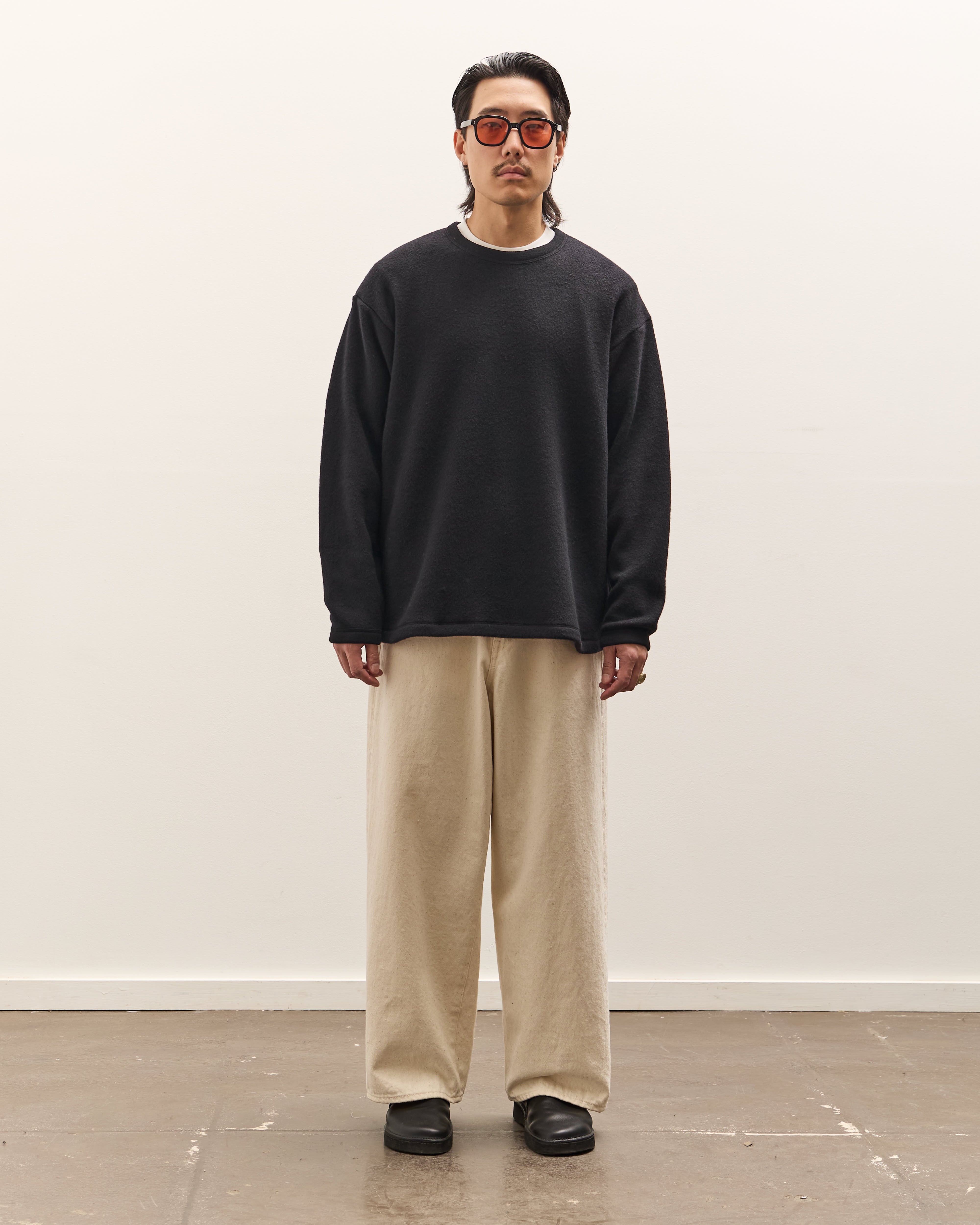 Yoko Sakamoto 5 Pocket Baggy Pants, Ecru – Glasswing