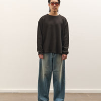Yoko Sakamoto 5 Pocket Baggy Pants, Faded Indigo
