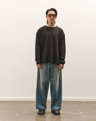 Yoko Sakamoto 5 Pocket Baggy Pants, Faded Indigo
