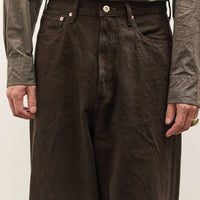 Yoko Sakamoto 5 Pocket Baggy Pants, Kakishibu